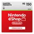 Gift Card Nintendo Switch Eshop Br R  150 Reais