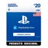 Gift Card Psn Playstation  20 Dólares Ps4 Ps5 Usa