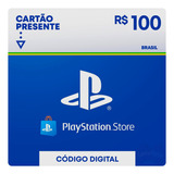Gift Card Psn Playstation Ps4 Ps5 Cartao R 100 Reais Br