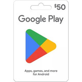 Giftcard Google Play 50 Reais
