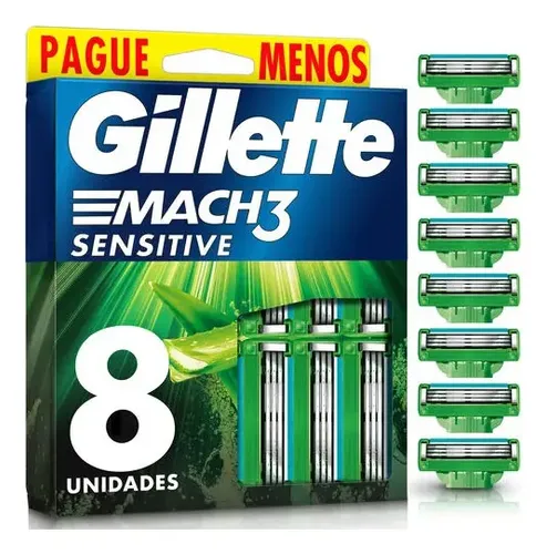 Gillette Mach3 Sensitive Carga