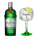 Gin Tanqueray Kit Gin Tanqueray Londo Dry Com Taça De Vidro Dry 750 Ml Gin Em London Dry