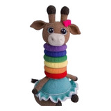 Girafa Lilly Crochê Amigurumi Decoração Infantil Bebê Nicho 