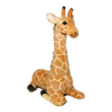 Girafa Realista Deitado 62cm