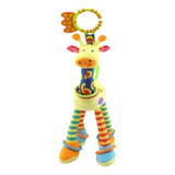 Girafinha Colorida Mordedor Chocalho Presente Bebê Natal 46c