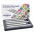 Giz Lapiseira Panda Mágico Marcar Conjunto 3 Unid   15 Refis Cor Branco