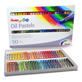 Giz Pastel Oleoso 50 Cores Pentel Melhor Preço 