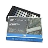Giz Pastel Seco Graf Soft  CIS  Caixa C 12 Cores Com Tons De Cinza Sortidas