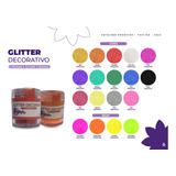 Glitter Decorativo Comestível Kit Com 6 Un  5g E 3g  Festisa