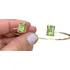 Glitter Joias - Pulseira Bracelete Em Ouro 18k E Peridoto