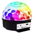 Globo Bola Maluca Bluetooth Led Cristal Rgb Mp3 Controle
