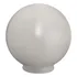 Globo De Plástico Para Poste, Boca 15cm E Altura De 30cm Cor Branco 60 W