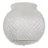 Globo De Vidro Bico De Jaca Transparente Esférico 10 X 15