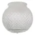 Globo De Vidro Bico De Jaca Transparente Esférico 10 X 15