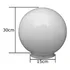 Globo De Vidro Leitoso Reposição 15x30 Cor Branco 110v/220v