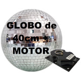 Globo Espelhado 40cm motor