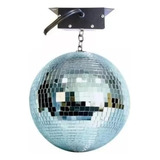 Globo Espelhado 50cm Com Motor   Corrente Forte P  Pendurar