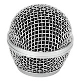 Globo Protetor Cromado Microfone Mxt De Metal Alta Qualidade