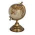 Globo Terreste Mapa Giratório Decorativo Mesa Luxo Metal
