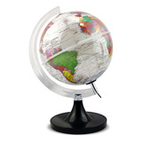 Globo Terrestre Aquarela Branco