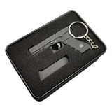 Glock Pistola Brinquedo Miniatura Desmontavel Chaveiro 