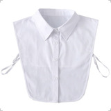 Gola Falsa De Camisa Extensa Feminino Masculino Removivél