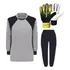  Goleiro Infantil  Kit Camisa E Calça Acolchoada + Luva 