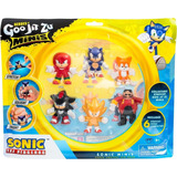 Goo Jit Zu Minis Sonic Six Pack Super Squishy Sunny 3656