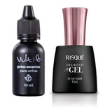 Gotas Secantes Para Unhas Vult   Top Coat Diamond Gel Risque