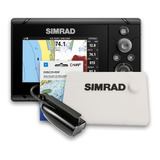 Gps Sonar Simrad Cruise 5 C  Capa Moldura Transdutor E Carta