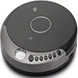 GPX PC807B Leitor De MP3 CD Portátil Pessoal Com Proteção Anti Pular Com Fones De Ouvido Estéreo  Preto Cinza