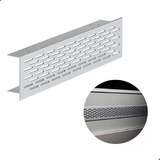 Grade De Ventilação Aluminio 500mm Acabamento Fosco