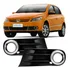 Grade Do Farol Auxiliar Gol G5 09/12 Aro Cromado C/ Furo Par