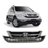 Grade Honda Crv 2010 2011 Com Friso Cromado E Emblema