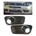 Grade Moldura Farol Milha Com Furo Cromado Palio 2008 2009