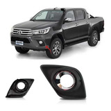 Grade Moldura Milha Hilux 2016 2017 2018 Pick Up Aro Cromado