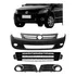 Grade Parachoque Dianteiro Gol Voyage G5 2009 A 2012 Preto