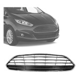 Grade Radiador Friso Cromado New Fiesta Hatch 2014 A 2019