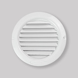 Grade Redonda 100mm Veneziana Ventilação Exaustão Grelha