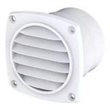 Grade Respiradouro De Ar Redondo Seaflo Branco Em Abs