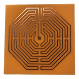 Gráfico Labirinto D amiens De Fenolite Com Cobre 14x14 028