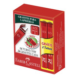 Grafite Faber 0 5 Macio  b  Caixa Com 14 Tubos De 24 Minas
