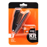 Grampeador 11cm Pequeno 25 Fls Com 1000 Grampos Jocar Office