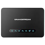 Grandstream Gs-ht814 4 Portas Ata Com 4 Portas Fxs E Roteador Gigabit Nat E Dispositivo Voip, Preto