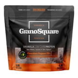 Granola Grano Square Vegana Low Carb Zero Chocolate 70  200g