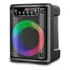 Grasep D-3141 Caixa De Som Bluetooth 10w Preto, Luz Led, Entrada Pendrive 