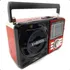 Grasep D-f10bt Radio Am Fm Retro Motobras 7 Faixa De Pilha Vintage Portatil Cor Vermelho 110v/220v