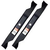 Grasscool Lâminas De Cortador De Grama Yth22V46 De 46  Para Hus Qvarna Craftsman Poulan 405380 532405380 Z246 Yth20K46 Yth21K46 Yth22K46 Yta22V46 Rz4623 Yt3000 Cortador De Grama De Deck De 46   Elevaç