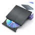 Gravador Blu-ray Dvd Drive Spot Reader Preto Escovado Extern