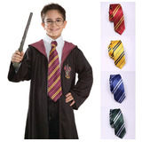 Gravata Harry Potter Hogwarts Vermelho Verde Amarelo Azul 